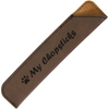 Personalized Faux Leather Sleeve Brown