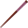  Plaid Magenta Wood Japanese Chopsticks