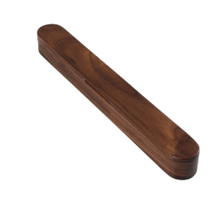Premium 1-Pair Wood Chopsticks Box Walnut