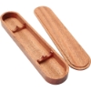 Premium 2-Pair Wood Chopsticks Box African Mahongany - B9501