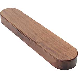 Premium 2-Pair Wood Chopsticks Box Walnut