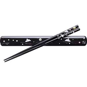 Rabbit Moon Sakura Chopsticks and Box Set