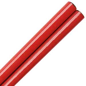 Red Glossy Painted Japanese Style Chopsticks