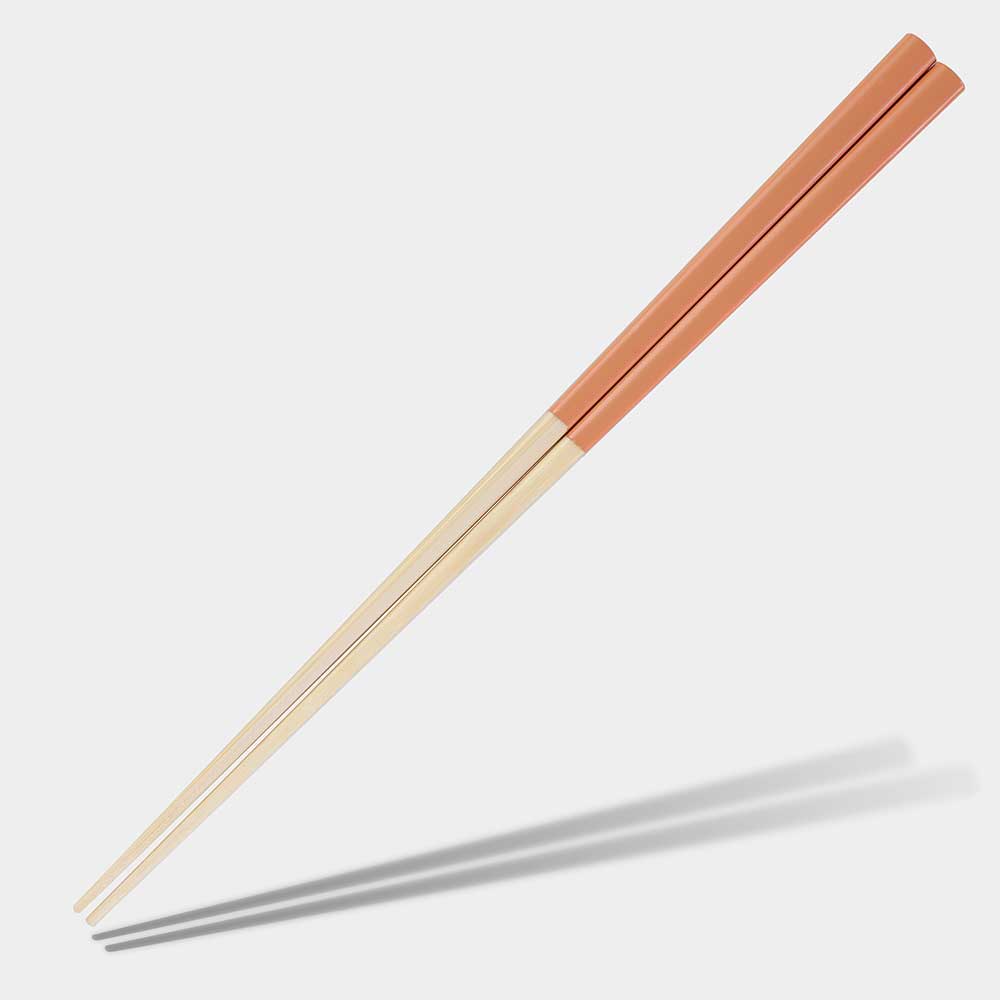 Refreshing Orange Japanese Bamboo Chopsticks