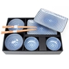 Rings of Blue Japanese Dinnerware Set - DF20TO
