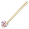 Round Chopstick Rest Rabbit Lavender Floral - R5107