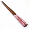 Sakura Pink on Natural Wood Chopsticks - CK5180