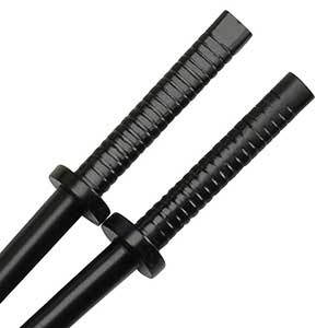 Ninja Sword Black Chopsticks – Katana Style Bamboo Chopsticks 