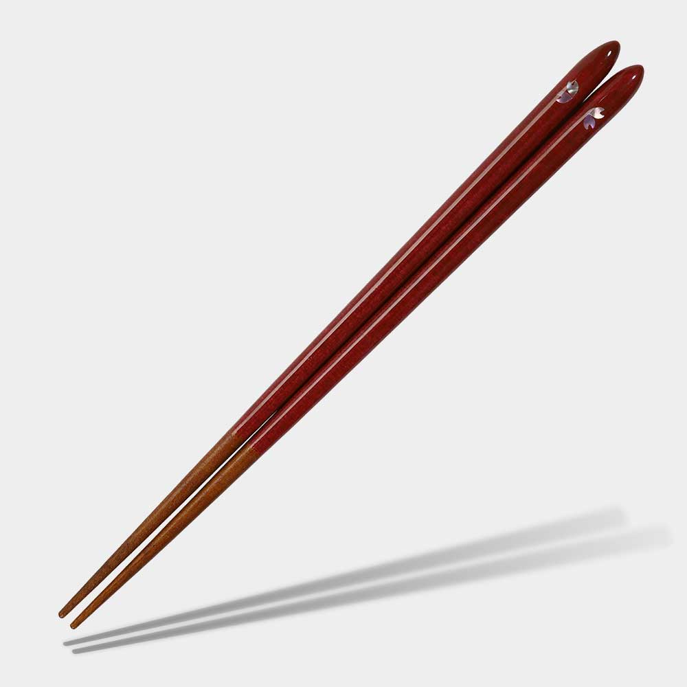 Shizuku Wakasa Japanese Chopsticks Dark Wood 21.5cm