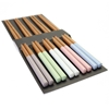 Soft Colors Chopstick Set Antimicrobial Dishwasher Safe 5-Pair - 80683