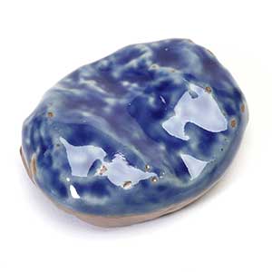 Stoneware Chopstick Rest Blue