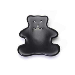 Teddy Bear Black Chopstick Rest 