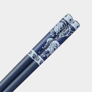 Thunder and Wind Gods Blue Chopsticks