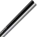 Torihashi Black and Silver Sakura Serving Chopsticks