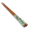 Turtles on Green Bamboo Chopsticks - 46096