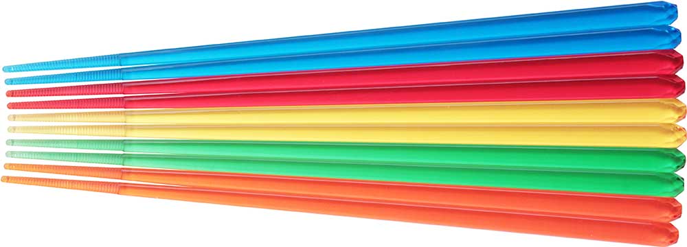 Vivid Color Clear Chopsticks