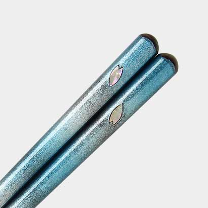 Wakasa Frost Blue Sakura Chopsticks