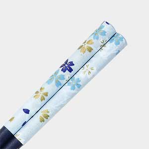 Washi Blue Aozora Sakura Chopsticks