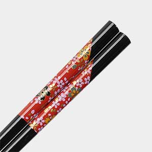 Washi Hana Black Chopsticks