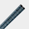 White Dew Ribbed Blue Chopsticks