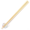 White Stone With Polka Dots Chopstick Rest - R5111