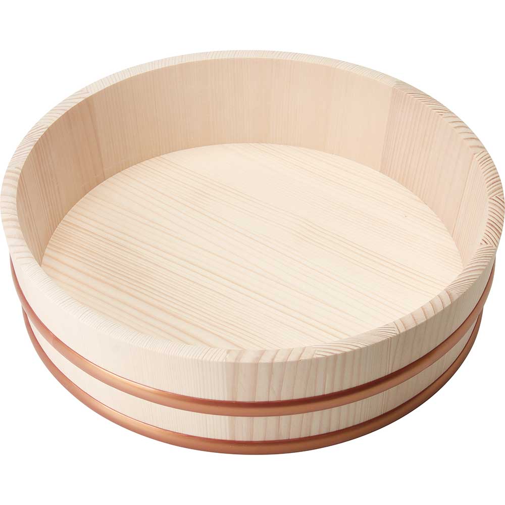 Wooden Hangiri Rice Tub, 12 Inch