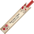 Personalized Chopstick Sleeves Lanterns and Floral 