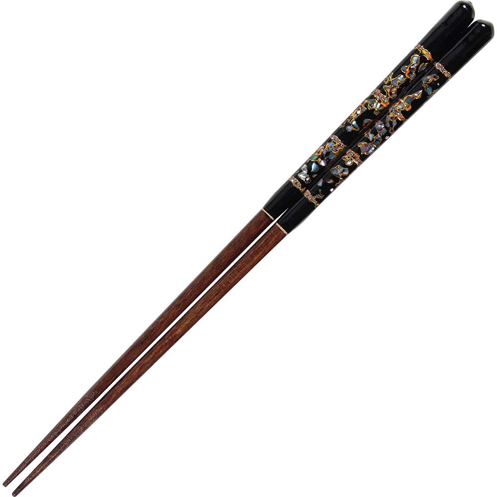 Aya Nishiki Black Wakasa Chopsticks