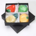 Fruit Basket Chopstick Rest Set of 4 