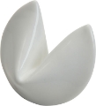 White Fortune Cookie Chopstick Rest