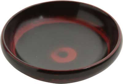 Soy Dish Black and Red