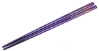 Personalized Square Iridescent Purple Stainless Steel Chopsticks – Custom Engraved - PC10407