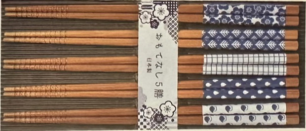 Bamboo Crest Chopstick Set 